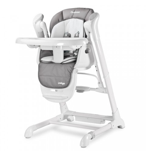 Caretero Indigo - 2w1 huśtawka elektryczna, krzesełko | Grey